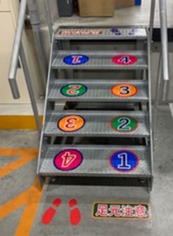 わかる化 トラックバース階段