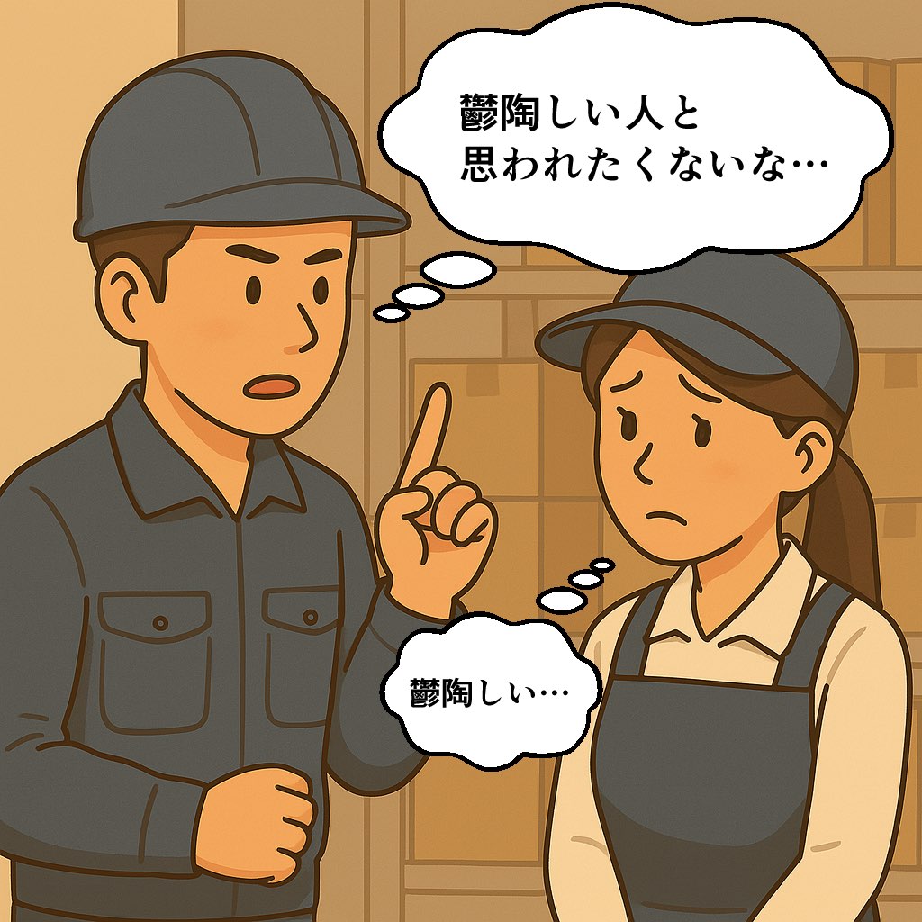 注意する側もされる側も、鬱陶しい気持ちになる