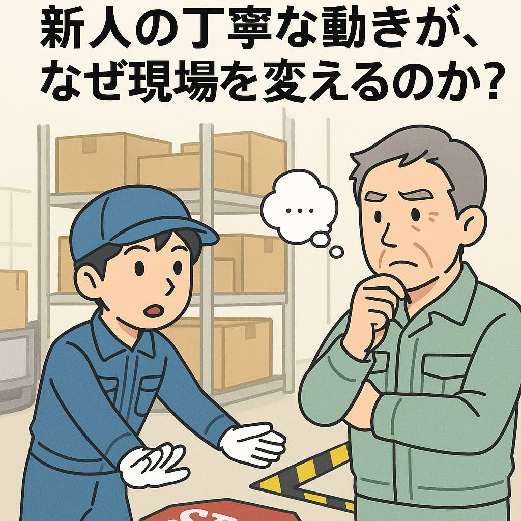 【新人定着シリーズ 第4回】新人の丁寧な動きが、なぜ現場を変えるのか? ―ベテランの心が動く瞬間