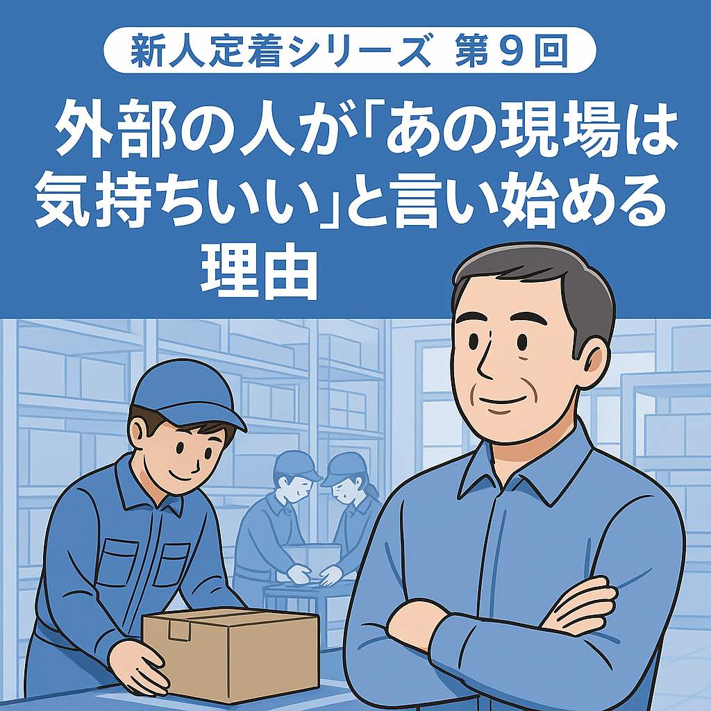 【新人定着シリーズ 第9回】外部の人が「あの現場は気持ちいい」と言い始める理由