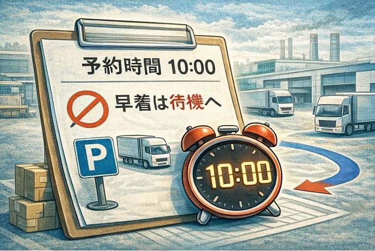 【物流ニュース短報4】バース予約で荷待ちは減るのか？――“早着”という現実を無視すると詰まる