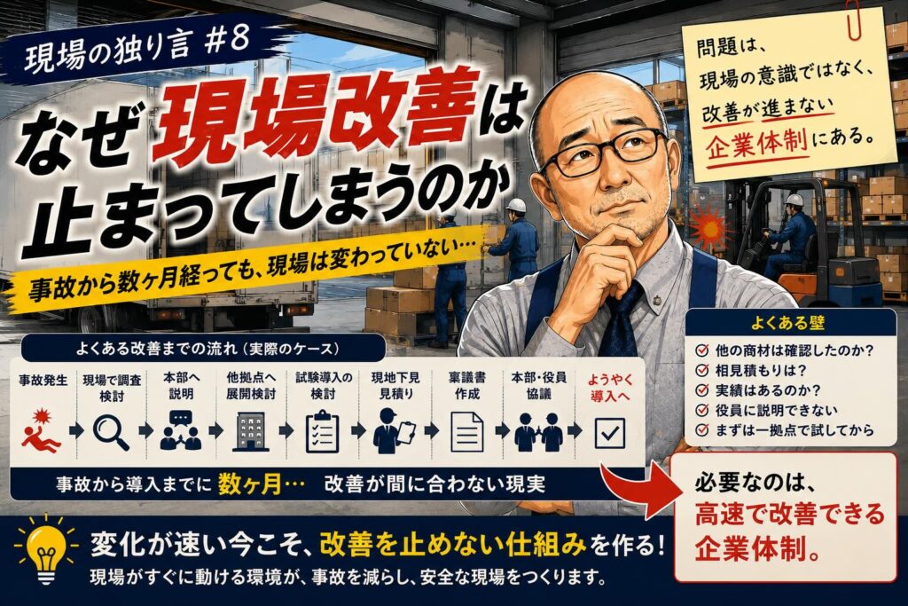 なぜ現場改善は止まってしまうのか#8