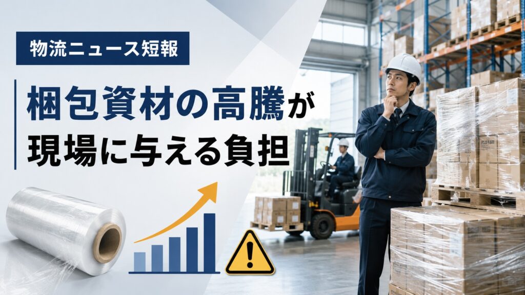 【物流ニュース短報】梱包資材の高騰が、物流倉庫の現場に与えるかもしれない負担〜労働災害が増加傾向にある中で、現場に新たな判断とストレスが加わる可能性〜