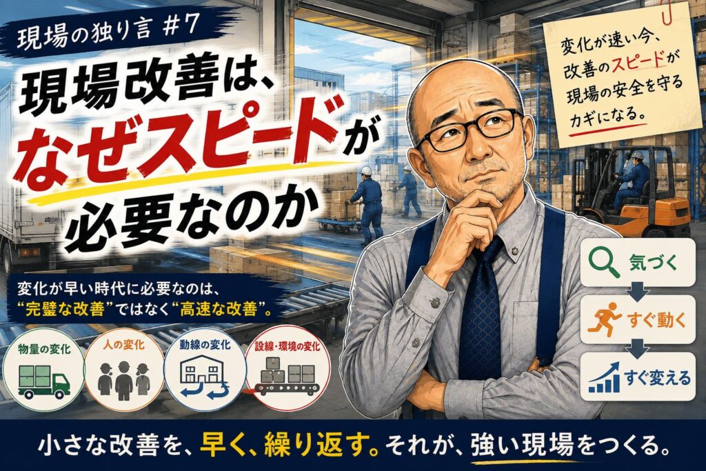 現場改善は、なぜスピードが必要なのか#7