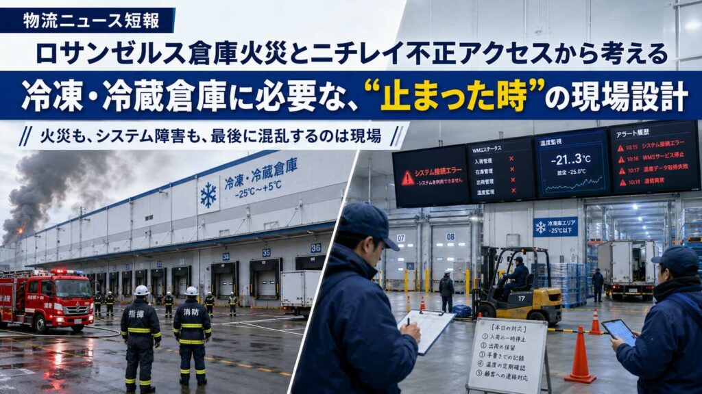 冷凍・冷蔵倉庫に必要な、“止まった時”の現場設計 – 株式会社アイエヌジー